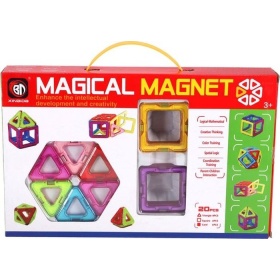 Magnetische Tegels Diverse Vormen 20 Delig 6,5 Cm