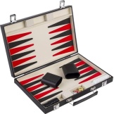 Spel Backgammon In Koffer Zwart