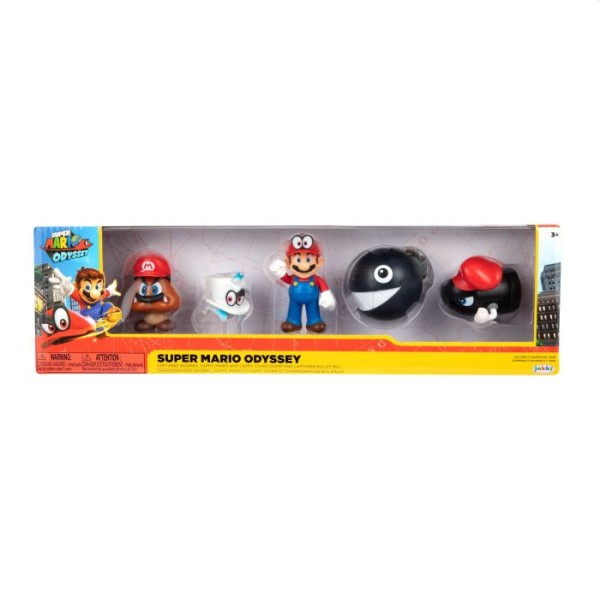 Figuren Set - Jakks - Super Mario Odyssey 5-Pack - beperkte oplage
