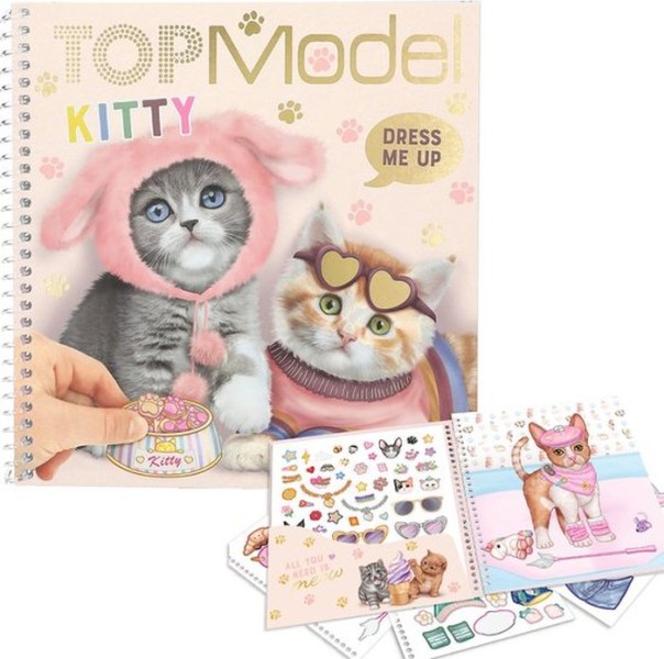 Depesche - TOPModel Dress Me Up stickerboek - KITTY