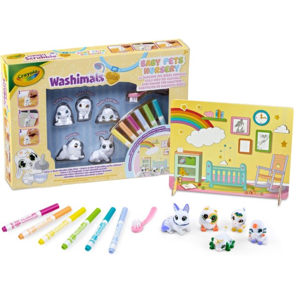 Crayola - Washimals - Hobbypakket - Baby Pets Nursery