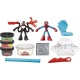 Playdoh Spiderman Launch And Slice Battle