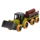 Farm Tractor Met Aanhanger