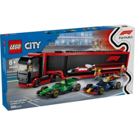 Lego 60445 City F1 Truck Met Rb20 En Amr24 F1 Auto's