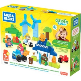 Mega Bloks Green Town Build En Learn Eco House