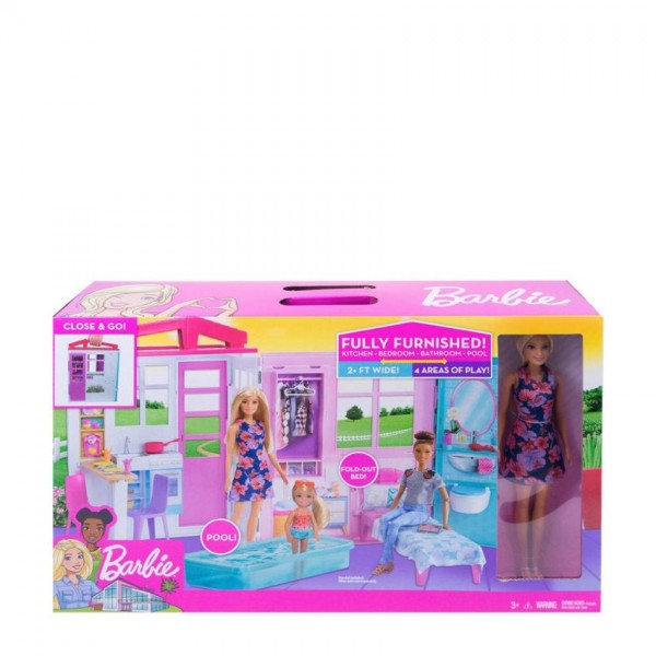 Dicht Waarschijnlijk T Barbie Huis met Pop