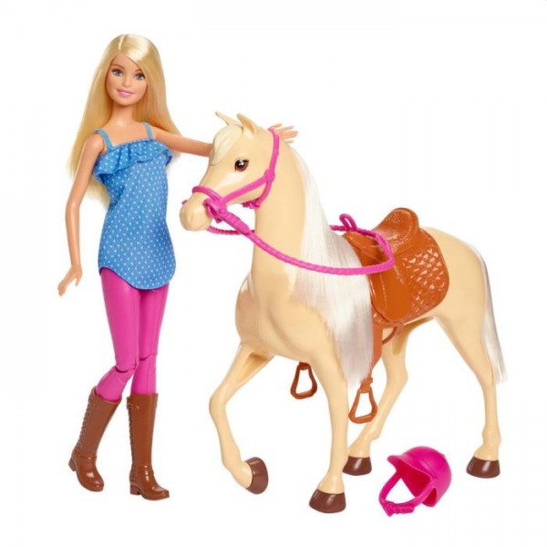 natuurkundige bijeenkomst Koopje Barbie Paard En Pop