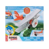 Sonic Tornado Biplane Inclusief 6,5 Cm Figuur