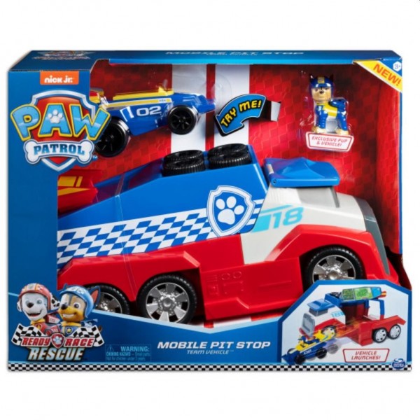 Auto Intrekking risico Paw Patrol Race Mobile Pit Stop Vehicle