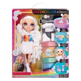 Rainbow High Watercolor & Create Theme Dolls Purple Eyes