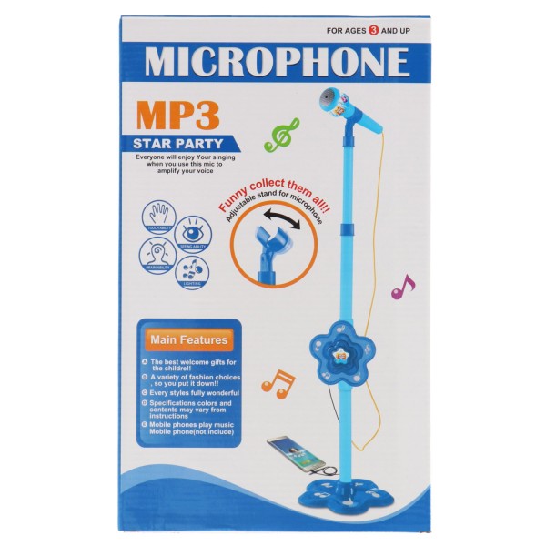 Gezond eten Verlating Oeps Microfoon Karaoke Blauw voordelig online kopen?