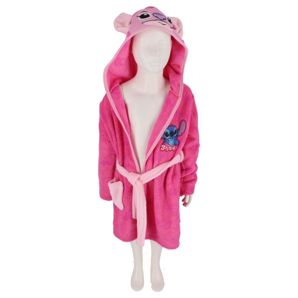 Lilo & Stitch Badjas Roze Maat 110-116