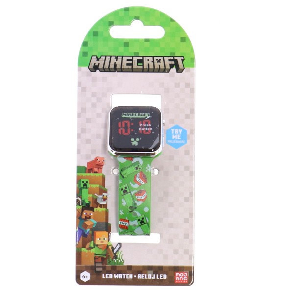 Horloge Minecraft Led