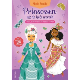 Doeboek Mode Studio - Prinsessen Uit De Hele Wereld