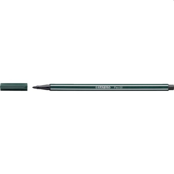 STABILO Pen 68 - Premium Viltstift - Aardegroen - Doos 10 stuks