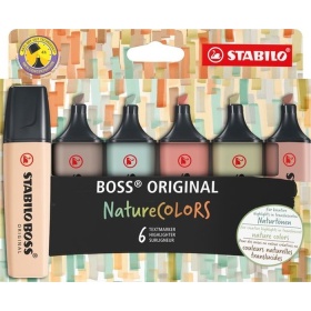 Stabilo Boss Naturecolors Etui 6 Kleuren