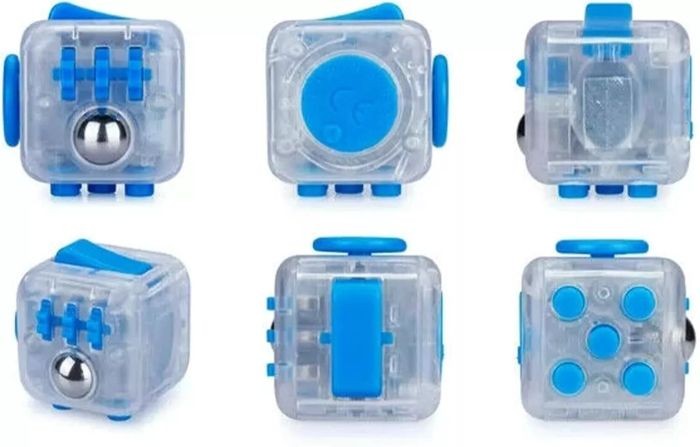 Fidget Cube Blauw