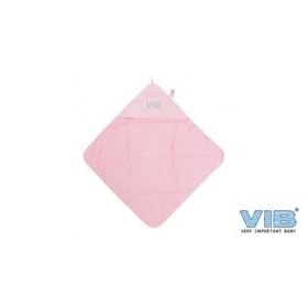 Vib Badcape Vib Roze+zilver 75cm X75cm